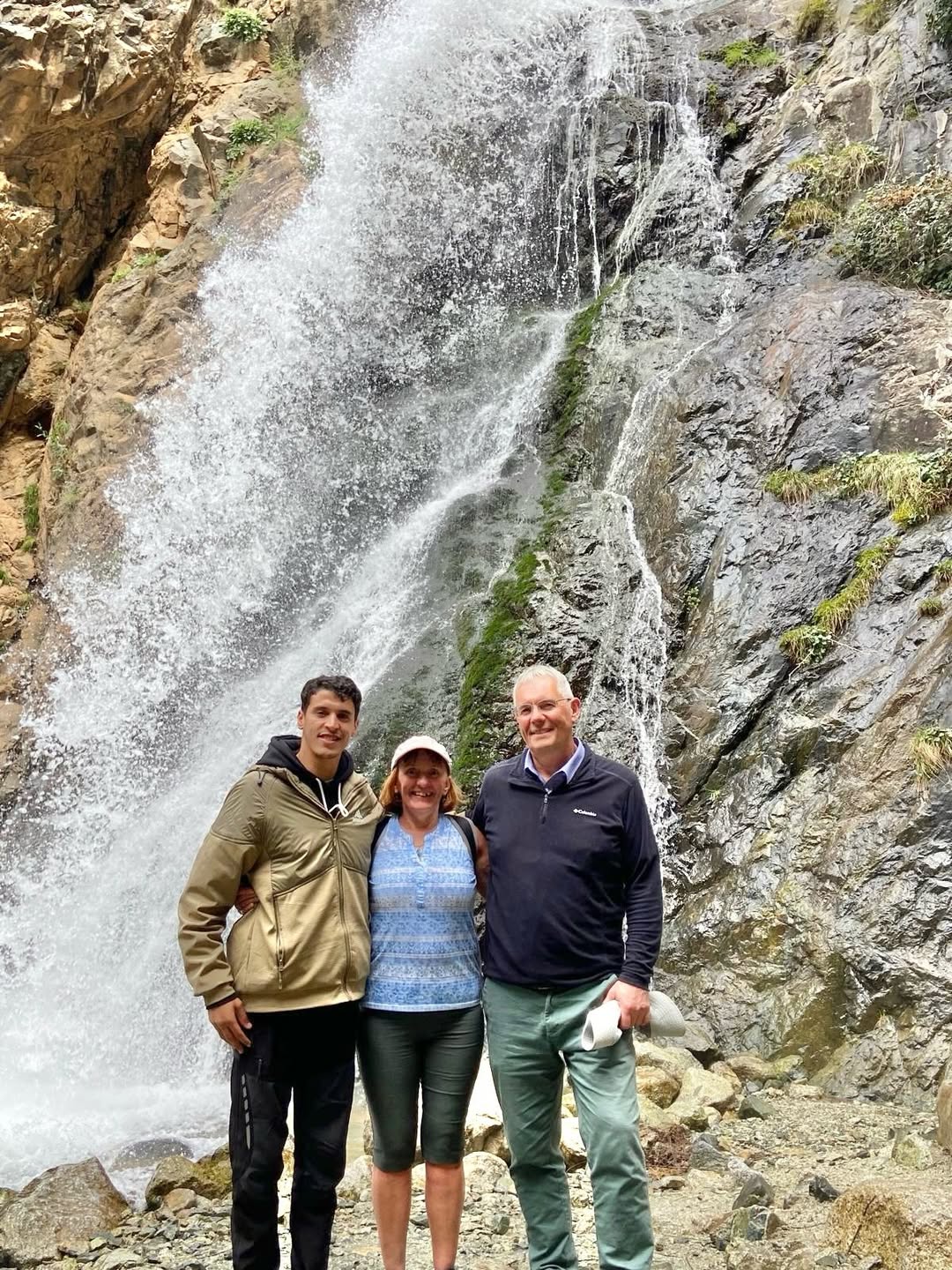 Atlas Mountains Private Day Trip from Marrakech - Senior couple with local guide at the Setti Fatma waterfalls Atlas Mountains Private Day Trip from Marrakech - Senior couple with local guide at the Setti Fatma waterfalls
