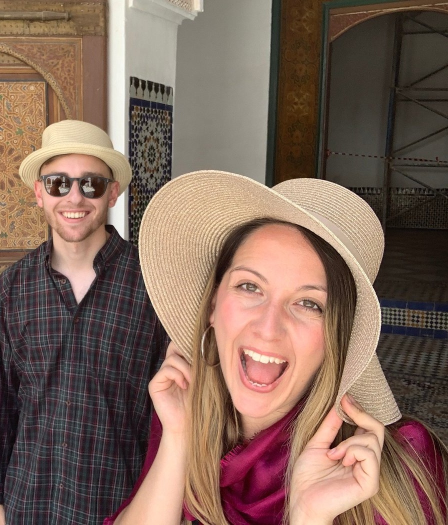 Highlights of Marrakech Marrakech Private City Tour - UGC 2 Authentic Marrakech Food Tour - two women enjoying Moroccan panache drink in Marrakech